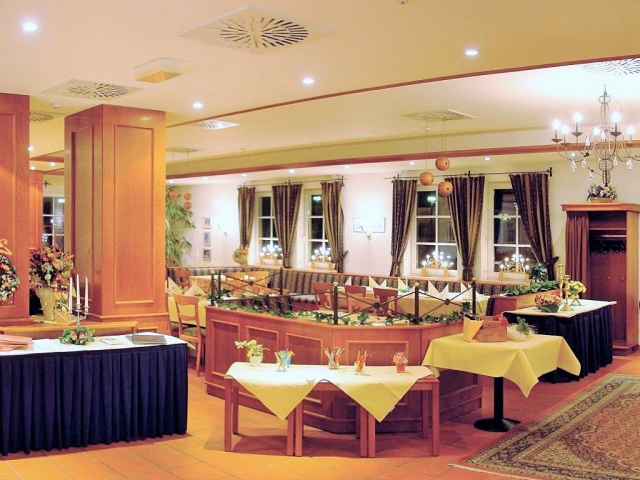 Kulinářsky vás budou překvapovat v hotelové restauraci TafelSPIZZ s čerstvou krušnohorsko-saskou kuchyní a mezinárodními kreacemi